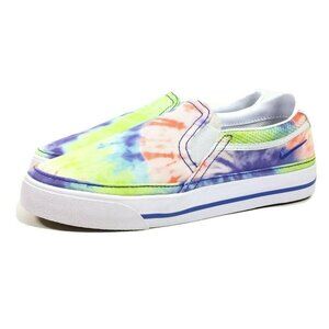 Nike Court Womans Legacy Slip On Sneakers 6.5 Tie Dye Multicolor